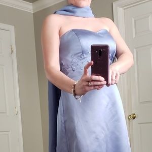 David's Bridal bridesmaid gown